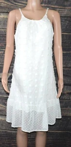 GRACE KARIN Women's Swiss Dot Flared Summer Beach Casual Mini Dress Size Medium - Picture 1 of 5