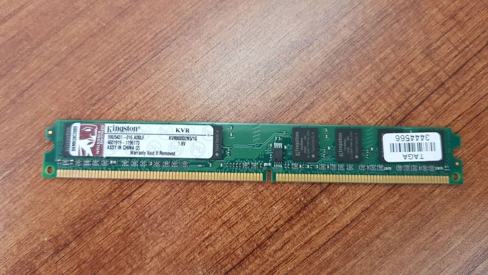 LOT OF 5 PCS. KINGSTON KVR800D2N5/1G GB 240-Pin DDR2 SDRAM DDR2 800 - Image 1 of 1