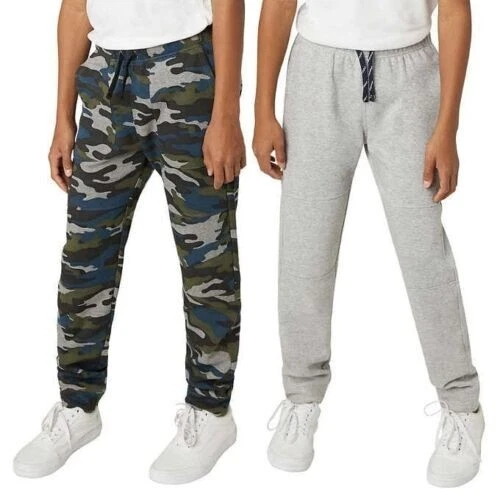 PACK de 2 joggers de rodilla resistentes Lee para niños camuflados/gris claro grandes 14/16 Foto 1 de 1