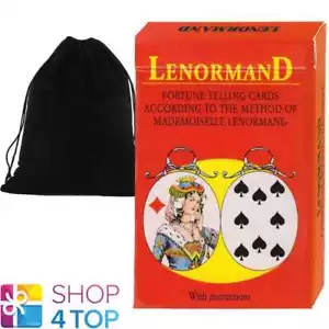 Mlle Lenormand Oracle 36 Karten Deck Esoterische Telling Mit Samt Tasche AGM Neu - Bild 1 von 9