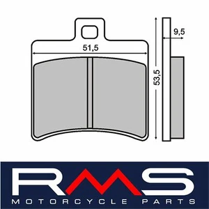 Bremsbeläge HINTEN KSR MOTO BY GENERIC Code S 150 2013 4T RMS 225100310 - Bild 1 von 1