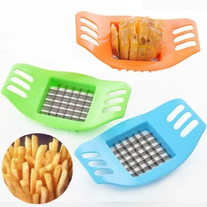 Potato Chip Stainless Steel Vegetable French Fry Chopper Chips Making Tool Kitch - Picture 1 of 3
