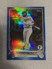 2022 Topps Series 1 - 1st EDITION BLUE FOIL #100 FERNANDO TATIS JR 1/5 Padres