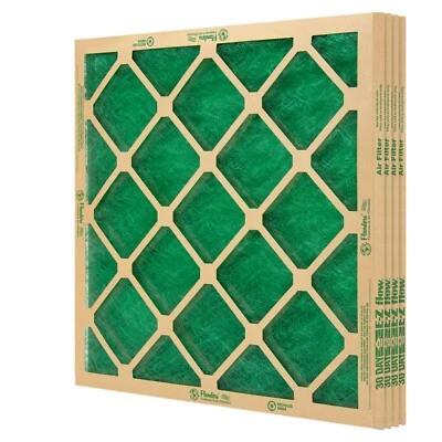 AAF  Nested Fiberglass Air Filter, Size 20" X 20" X 1" (4 Filters) Free Shipping - Image 1 of 4