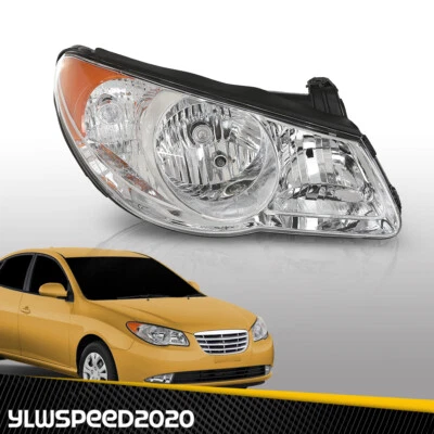 Fit For 2007-2010 Hyundai Elantra Headlights Replacement Right Passenger Side - Image 1 of 4