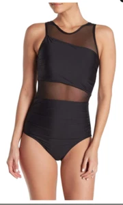 Athena Mesh High Neck One Piece (Size 10) - Picture 1 of 6