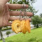 Snacks Model Simulation Pastry Keychain Butter Cookies  Keychain Car Keyrings