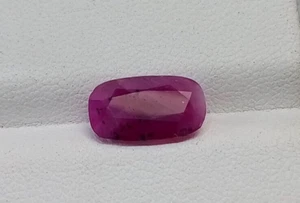 4.90 Carat Natural Cut Pink Kashmir Ruby Loose Gemstone From Pakistan - Picture 1 of 14