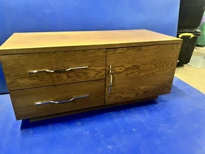 oak tv unit used - Picture 1 of 7