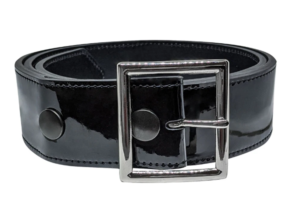 Champro Umpire Patent Leather Adult Baseball Belt - Black - XL