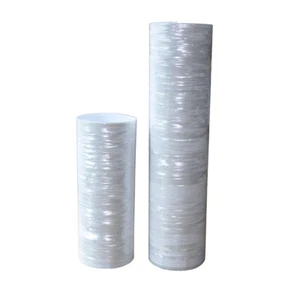 Instrumento musical decorativo de tambor de ostra blanco calibre 2 piezas 0,5 mm 10x60 y 16x60"" - Imagen 1 de 7