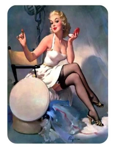 Pinup Girl Sticker Decal Vintage pin up pin-up P255 - Picture 1 of 1