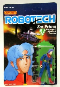 1985 original Matchbox ZOR PRIME from ROBOTECH action figure MINT ON CARD - Picture 1 of 5