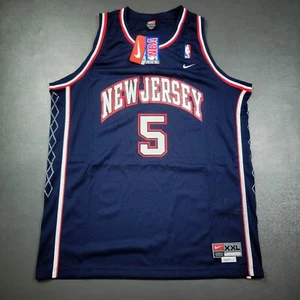 100% Authentic Jason Kidd Vintage Nike New Jersey Nets Jersey Size 2XL 52 Mens - Picture 1 of 6