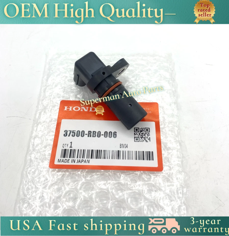 OEM Engine Crankshaft Position Sensor 37500-RB0-006 For 2009-2019 Honda Fit CRZ - Image 1 of 4