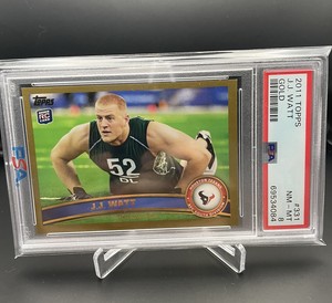 2011 Topps J.J. Watt #331 RC GOLD Numbered /2011 PSA 8 NM-MT JJ Rookie!