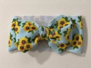 Sonnenblumen Waffel Stirnband ab 6 Monaten - Bild 1 von 2