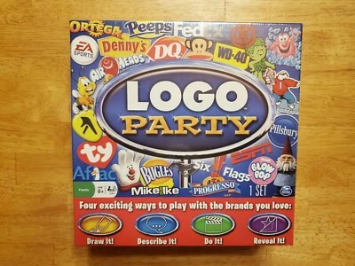 Logo Party Board Game Family Party Spin Master Brand New Sealed  - Image 1 of 4