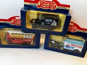 Pepsi Cola Die Cast Sammlermodelle Bus Van Kutsche England NEU (3er Set) - Bild 1 von 8