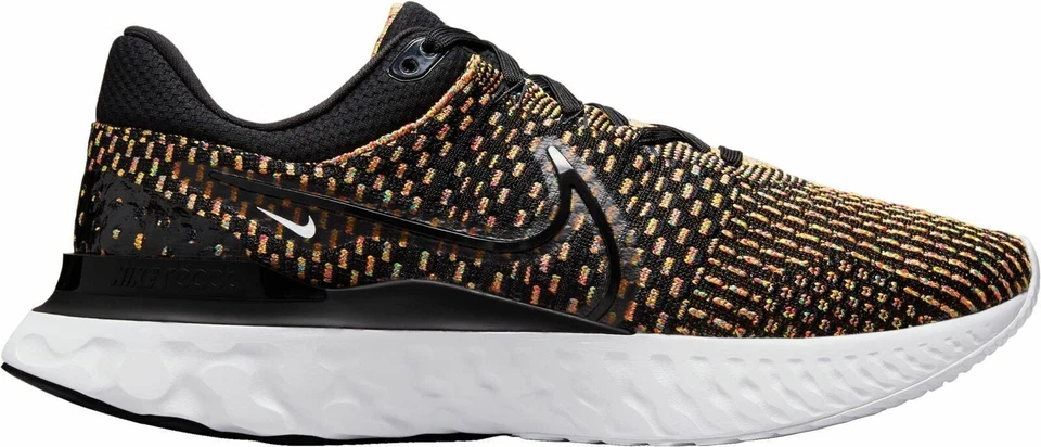 Nike Men's React Infinity Run Flyknit 3 Multi Color Black Running Shoes 2022 NEW - Image 1 of 4