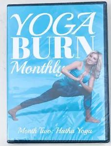 Yoga Burn Monthly ~ Hatha Yoga ~ Month 2 DVD ~ Fitness Workout Exercise ~NEW - Picture 1 of 2