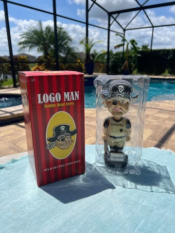 Pittsburgh Pirates LOGO Man Bobblehead 50's & 60's ERA MLB Cover