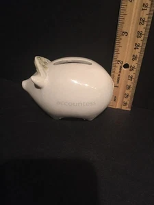 Money Talks Piggy Bank - Small Change - Accountess NEW - Picture 1 of 10