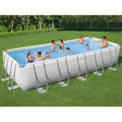 Bestway Pool 5612B Power Steel mit rechteckigem Rahmen cm640x274x132h - Bild 1 von 4