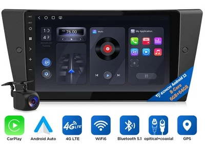 Eonon E90X6S Android 13 6+64G Car Stereo Radio GPS CarPlay for BMW E90 328i 335i - Image 1 of 4