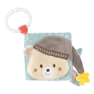 Fehn Soft Bilderbuch Bruno – Baby Fühlbuch aus Stoff mit Tier Motiven - Stoffbuc - Bild 1 von 7