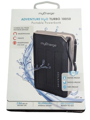 H4. myCharge - Adventure H2O Turbo 10,050 mAh Portable Charger, Cell Phones - Image 1 of 4