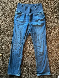 Ann Taylor Loft Maternity Jeans, Size 14M, Straight  Leg - Picture 1 of 5