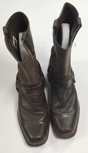 Vintage FRYE Braun Leder Harness Stiefel HERREN 9,5 M 🤠 - Bild 1 von 9