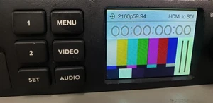 Blackmagic Design Mini HDMI to SDI 12G Teranex Smart Panel with Push Buttons LCD - Picture 1 of 6