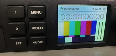 Blackmagic Design Mini HDMI to SDI 12G Teranex Smart Panel with Push Buttons LCD - Image 1 of 4