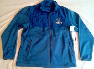 New Indianapolis Colts NFL Football Jacket by Dunbrooke Men's Medium $50 Retail - Picture 1 of 10
