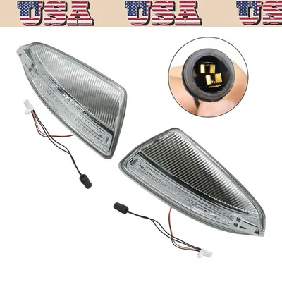 1Pair Door Side Mirror Turn Signal Lamp Light For Mercedes Benz X164 GL350 GL450 Foto 1 de 4