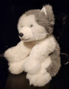 Peluche Ty Classic Dakota 1997 Husky Wolf cachorro perro 8" vintage - Imagen 1 de 6