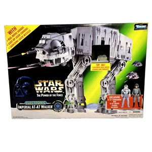 Vintage Star Wars The Power of the Force Imperial AT-AT Electronic Walker Neu - Bild 1 von 12