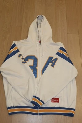 Supreme Football Zip Up Hooded Sweatshirt XXL LIGHTLY WORN - Image 1 of 4