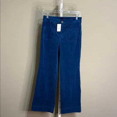 Pantalones de pana J.Crew 25P nuevos con etiquetas azules tiro alto pierna recta suaves elásticos clásicos Foto 1 de 4