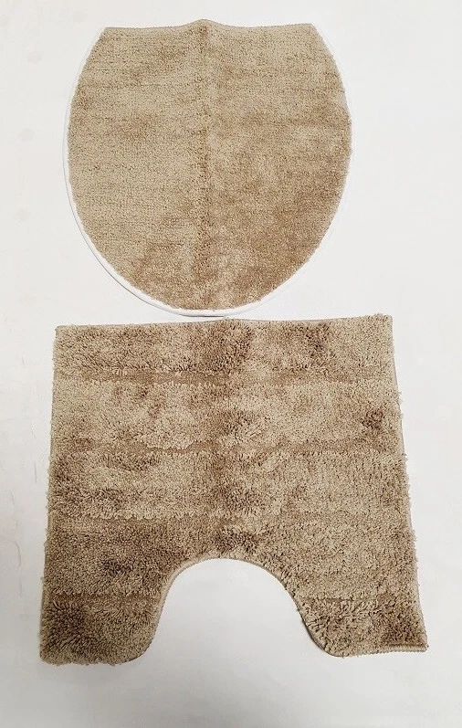 Badgarnitur beige 47 x 50 + 45 x 50 cm HEINE WC-Set 2tlg. taupe Gr. 9 5.3444 - Bild 1 von 1