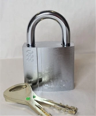 Abloy PL330 330  padlock lock - GYM LOCKERS, bikes, marine gate-  High Security! - Image 1 of 4