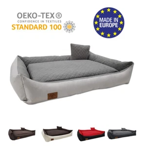 Hundebett XXL Hundesofa Hundeliege Hundekissen Hundekorb Katzenbett 120cm FARBEN - Bild 1 von 12