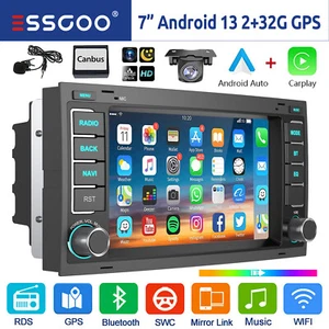Carplay Android 13 Autoradio GPS Navi Kam Für VW Touareg T5 Transporter Multivan - Bild 1 von 15