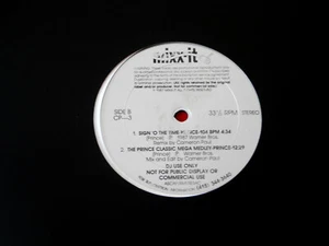 MIXX-IT~ PRINCE~ SIGN O THE TIMES~ PRINCE CLASSIC MEGA MEDLEY ~MEGA RARE~ PROMO - Picture 1 of 2