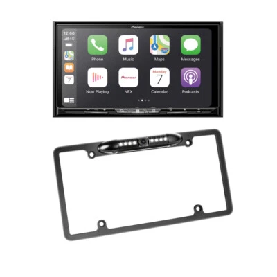 Pioneer AVIC-W8600NEX 7" Double-DIN Touchscreen Receiver + License Plate Camera - Image 1 of 4