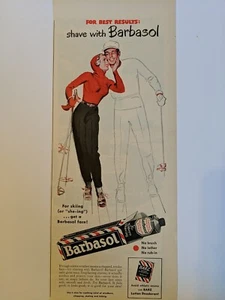 Revista vintage Life barbasol anuncio impreso. Para mejores resultados: afeitado con barbasol. - Imagen 1 de 1