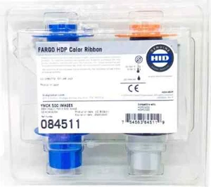 Fargo 84511 084511 YMCK Color Ribbon 500 Images for HDPii HDP5000 HDP5600 - Bild 1 von 3