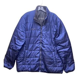 ZeroXposur Jacket Mens Extra Large Puffer Navy Blue Skiing Full Zip Snow Board - Picture 1 of 10